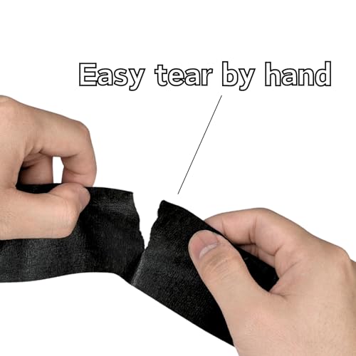 CHUANGSEED 3-Pack Black Painters Tape 1.88 Inches x 60 Yards Black Masking Tape Bulk - Sharp Edge Line Technology, Produces Sharp Lines Residue-Free and Artisan Grade Wall Trim Tape - color: Black