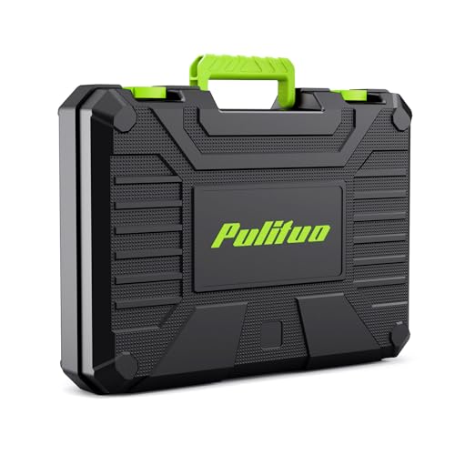PULITUO Drill Set, 149-Piece Home Tool Set with Green 12V Cordless Drill, Tool Box, Hand Tool Kits for Women & Men and DIY Enthusiasts, for Home Improvement - style: 12V Set（Green）