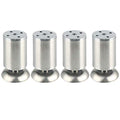 Alise Brushed Sofa Legs Cabinet Legs Table Furniture Legs,Pack of 4 - color: Brushed Nickel