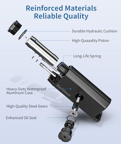 Heavy Duty Commercial Door Closer Large Size, LetBlack Finish, Self-Closing Mechanism with Hold Open - size: Large, style: JetBlack