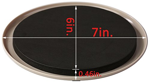 8pcs 7in. Carpet Sliders - Furniture Protectors & Movers