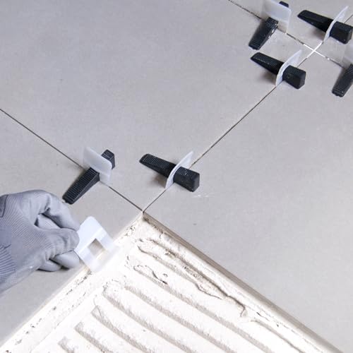 Zuglaschen Nivelliersystem Peygran 2 mm Schwarz 500 Stück