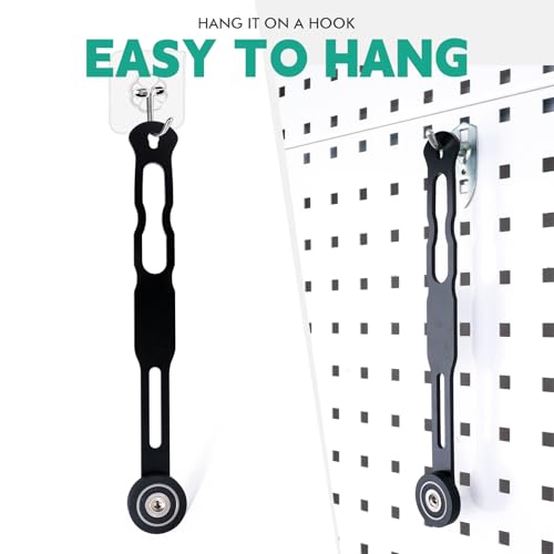 FOSHIO Aluminium Long Handle Seam Roller Detailing Tool, Heavy Duty Smoothing Tool Rubber Penny Roller for Roofing Tape, Vinyl Wrap, Window Film, and Wallpaper Installation