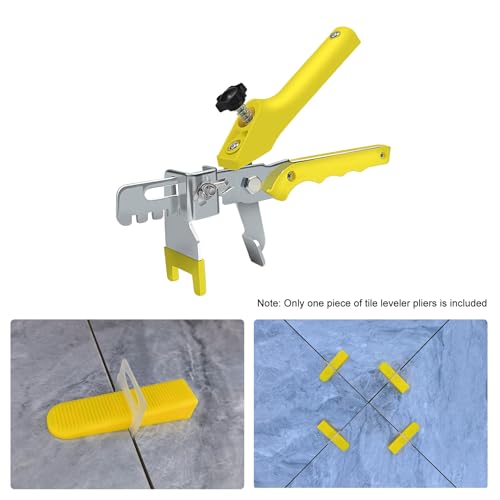 Tile Leveling Compounds System Plier Hand Floor Pliers Tiling Installation Locator Leveling System for DIY Ceramic Stone Wall Tile Spacers Adjustment yellow - size: Yellow tile plier