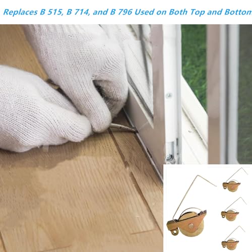 4-Pack Sliding Screen Door Rollers Compatible with KDEX20 Series
