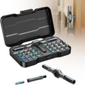 SEESE Ratchet Magetic Screwdriver Set: S2 Steel Precision Screwdriver Set - Removable Self Assembly Screwdriver Kit for Furniture Assembly and Repair - Gift for DIYer
