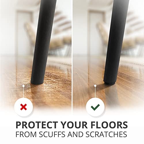 X-Protector 357 Pcs Black Felt Furniture Pads - Heavy Duty Floor Protectors - size: 357 PCS Black