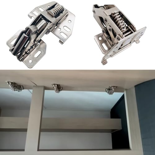 RV Soft Close Cabinet Hinges for Motorhome, Caravan, Camper & Travel Trailer - 4pc Overhead Cabinet Hinges