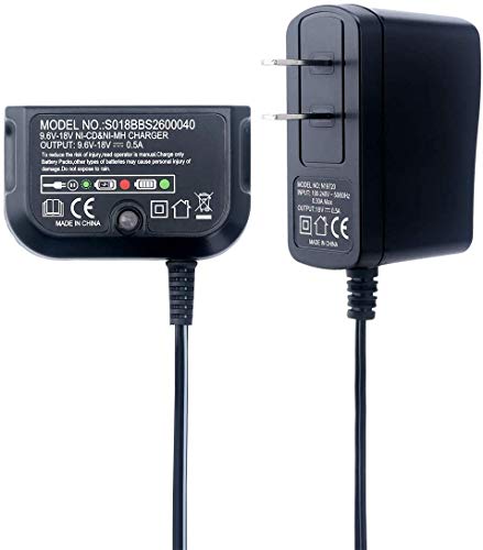 Replace of Black and Decker 18V Battery Charger 90556254-01 9.6V-18V NiCad & NiMh Battery HPB12 FS12B HPB14 FSB14 HPB18 HPB18-OPE FSB18 HPB96