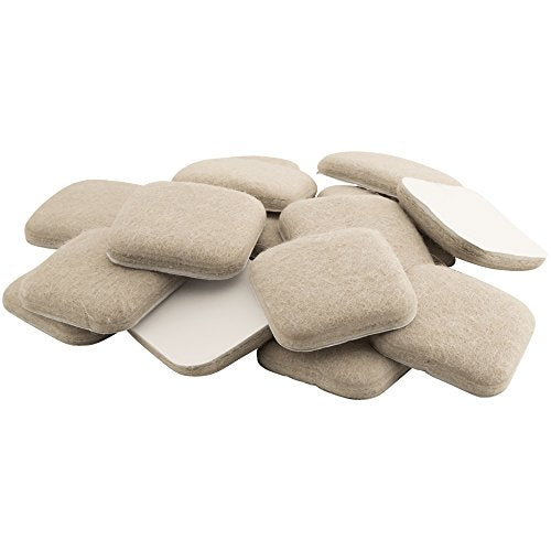 SoftTouch 4715295N Extended Wear Felt Furniture Pads for Hard and Uneven Surfaces