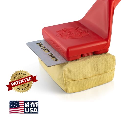 Grill Rescue BBQ Replaceable Scraper Cleaning Head, Bristle Free - Durable and Unique Scraper Tools for Cast Iron or Stainless-Steel Grates, Barbecue Cleaner (Scraper Head) - color: Scraper Head