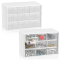 Wenqik 2 Pcs Mini Storage Drawers, White - color: White