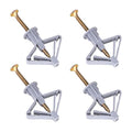 100 pcs Drywall Anchors, Hollow-Wall Anchors with Screws - color: Gray-50pcs
