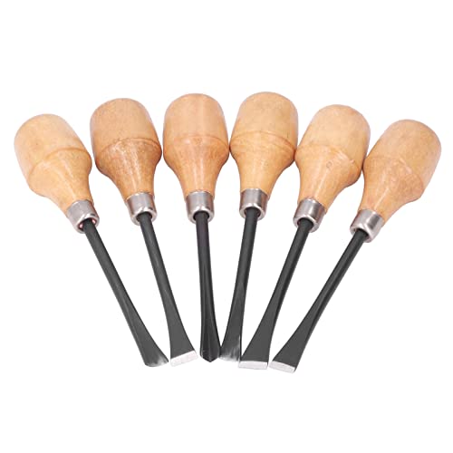 Hand Carving Tool Set, Gouges and Woodworking Chisel Set Wood Carving Chisel Set Kit Sculpture Hand Tools Hemispherical Handle DIY Art Craft Accessories