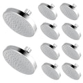 High Pressure Shower Head - 4.7“ Powerful Bathroom Pressure Boosting Rain Showerhead - Perfect Universal Replacement for Rainfall Shower Heads (10 Pack, Chrome) - style: 10 Pack Chrome