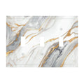 White Gray Gold Marble Light Switch Cover Decorative Wall Plate - color: 3 Gang Triple Toggle