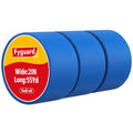3 Rolls Blue Painters Tape 2inch Wide Painters Tape Bulk - size: 3rolls/2in（S)