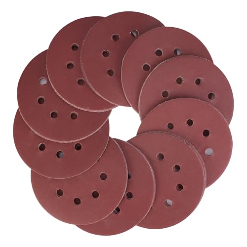 WORKPRO Sanding Discs, 5-Inch 320 Grit 8-Hole Hook and Loop, 50 Pack - style: 50PCS 5 Inch 320 Grit