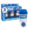 Touch Up Cup Empty Plastic Paint Storage Containers, 13 oz, 3-Pack