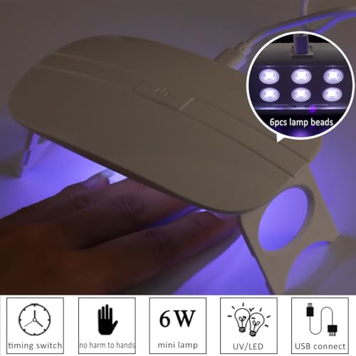 Fcozpjk Poly Nail Gel Kit with UV Light 12Colors Extension Gel Starter Kit - color: 12colors-6solid-6glitter-with-tools