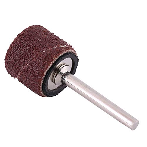 Premium #600 Grit Drum Sanding Sandpaper Bands Sleeves with Mandrel for Professional Woodworking and Craft Polishing Kit, Multifunctional Accessory (Large Sandpaper Circle 80 mesh) - size: Large sandpaper circle 80 mesh