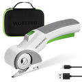WORKPRO Cordless Electric Scissors, Rechargeable Power Rotary Cutters