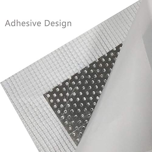 3 Pcs 6 Inch Wall Patch Repair, Drywall Repair Patch Self Adhesive Drywall Patch and Fiberglass Repair Kit, Heavy Duty Dry Wall Hole Repair Patch for Drywall Plasterboard (6 x 6 Inch) - size: 6inch*3