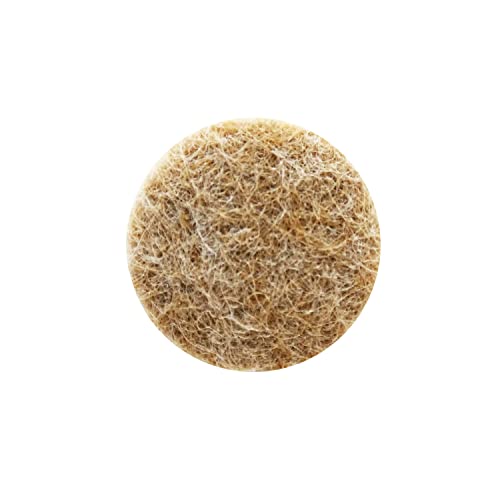 FeltGard 1" Round Nail-On Felt Furniture Sliders, Protective Heavy-Duty Felt Pads for Wood Furniture and Hard Surfaces, 8-Count, Beige