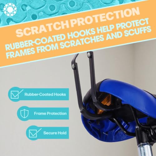 RAD Sportz Bicycle Hoist 2-Pack Quality Garage Storage Bike Lift with 100 lb Capacity Even Works as Ladder Lift Premium Quality - size: 2-Pack