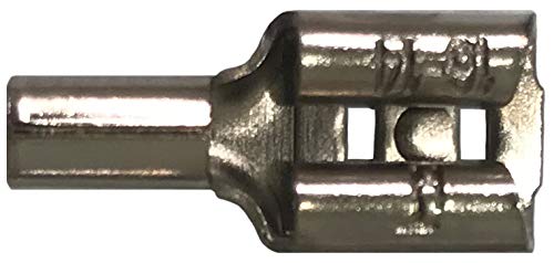 1200 Piece - 900°F High Temperature Crimp Wire Connectors Electrical Assortment Kit - Non-Insulated Nickel Plated Steel Ring/Spade/Butt Terminal Connectors (Male & Female)- Made in USA