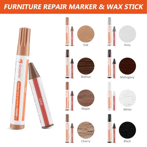 Wood Furniture Repair Kit,Set of 36 Laminate Floor Repair Kit Wood Filler - size: 0.74 Ounce (Pack of 36)