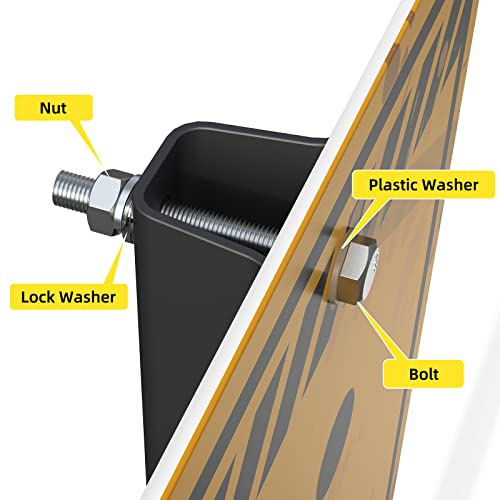 8 PCS 304 Stainless Steel Post Attachment Kit