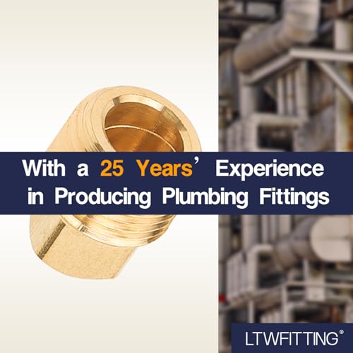 LTWFITTING Brass Pipe Square Head Plug Fittings 3/8 Inch Male NPT Air Fuel Water Boat(Pack of 300) - size: 3/8" Male NPT