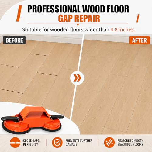 Floor Gap Fixer Tool with Suction Cup,Laminate Floor Gap Repair Kit