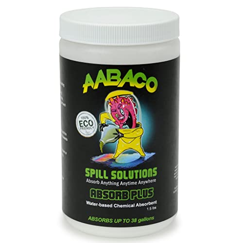 Aabaco Universal Spill Kit, 40 Gal, Socks, Pads, Powder & Gloves