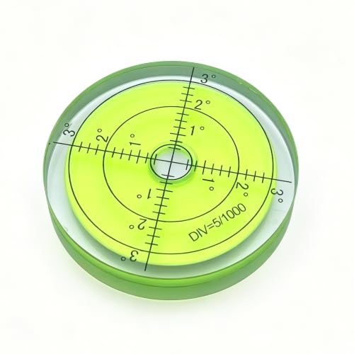 60mm Pure Glass Universal Horizontal Bubble Level Instrument Level Bubble Beads with （green） - color: High Temperature（pure Glass Green）