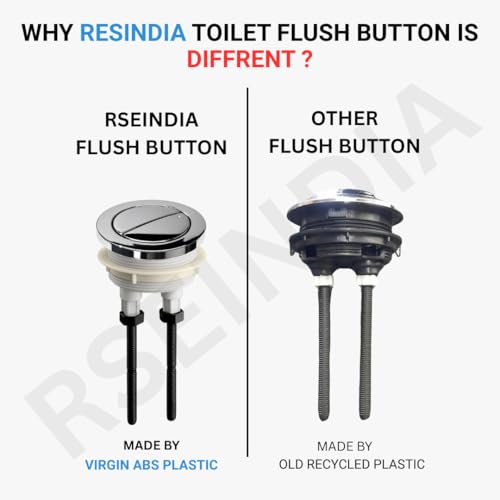 48 mm Dual Flush Valve Replacement Button,topper,pusher for Glacier Bay,AquaSource and other Dual Flush Toilets Designed for Tank Lid Mount,Half/Full Flush mechanism with 304 Steel Spring