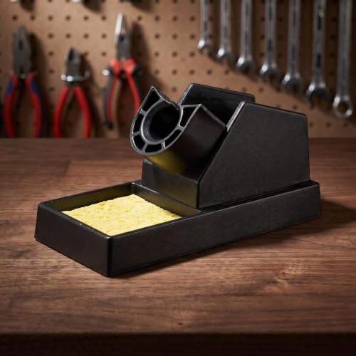VILLCASE Soldering Stand with Sponge, Aluminum Holder for Wood Burning Pen