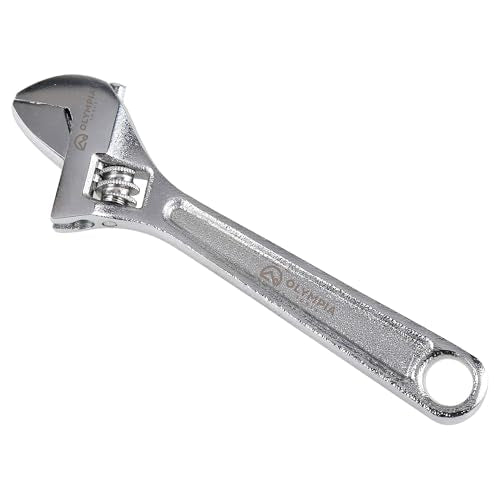 Olympia Tools Adjustable Wrench, 4 Inches, 01-004 - size: 4-Inch