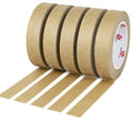 BOMEI PACK Brown Painters Tape 1 Inch Bulk - Paint Tape 5 Rolls x 1 Inch x 55 Yards - Brown Masking Tape for Walls Painting, DIY Crafting, and School Projects, Total 275 Yards - color: Brown
