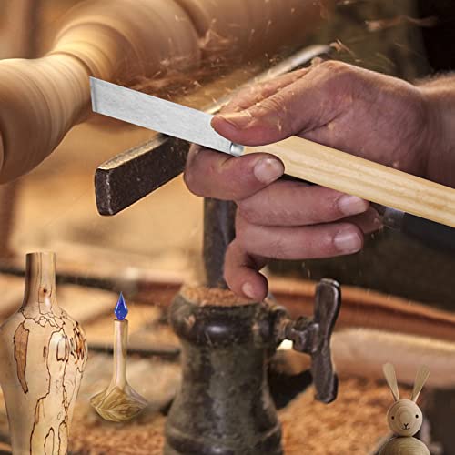 8Pcs Wood Lathe Chisel Sets, HSS Wooden Turning Chisels Kit Sculpting Chisel Woodworking Chisels Lathe Woodturning Tools Wood Carving Tools Set for Wooden Turning Hardwood