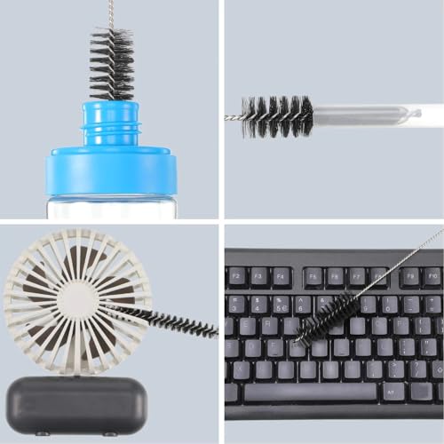 Patelai 12 Pieces Aquarium Filter Brush Set Aquarium Cleaning Brush Tools