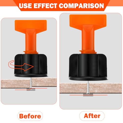 MorningRo 500 Pcs 1/16" Replacement Steel Needles Tile Leveling System 1.5mm Leveler Replaceable Pin Reusable Spare Steel Pin Tiling Construction Tools for Wall Floor Building