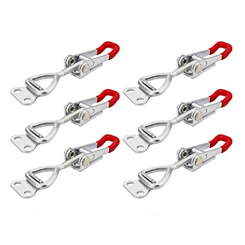 Adjustable Toggle Latch Clamp 4001, 330 Lbs 150Kg Holding Capacity, 4001 Heavy Duty Quick Release Pull Latch Toggle Clamp 6PCS - style: 4001,6PK