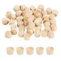 MECCANIXITY 100 Pcs Wood Plugs, 11/32" Flat Head Wood Plugs for Screw Holes Wooden Screw Hole Covers for Furniture Cabinets DIY Projects Assortment Kit - size: 11/32"