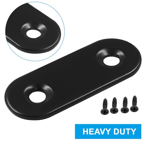 Hordion 12Pcs 1.5" Straight Bracket Stainless Steel Brace Mending Plate - size: 1.5 Inch, style: 12 Pcs