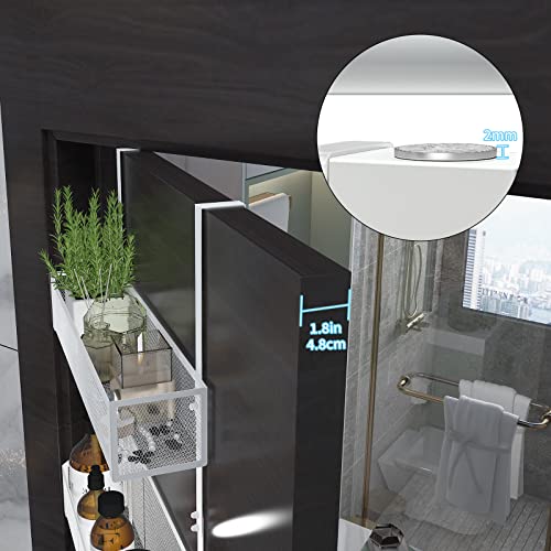 Kaiferty Over The Door Hooks Organizer, Coat Rack Over The Door Storage Hanger Towel Rack, Back of Door Storage Organizer for Bathroom,Bedroom,Kitchen,Office (White, 3-Tier) - color: White, size: 3-Tier