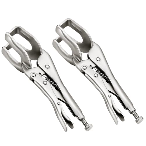 10"(225mm) Locking Pliers Set, 2 Pack Heavy Duty Welding Clamps