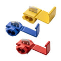 60PCS Solderless Quick Splice Wire Connectors, 22-10 AWG Lock Snap Electrical Wire Connector(22-18AWG Red 20PCS, 18-14AWG Blue 30PCS, 12-10AWG Yellow 10PCS) - style: 22-10 AWG Kit