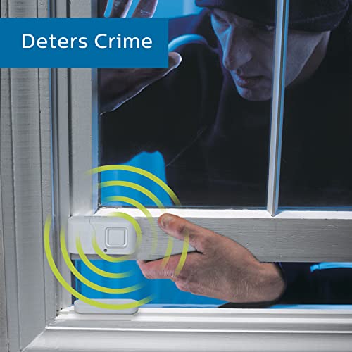 Philips Personal Security Window and Door Alarm, 4 Pack, Wireless Chime - size: 4 Pack